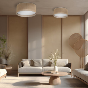 Plafon Boho Juta 45cm Brązowy TK Lighting - Stylowe Oświetlenie