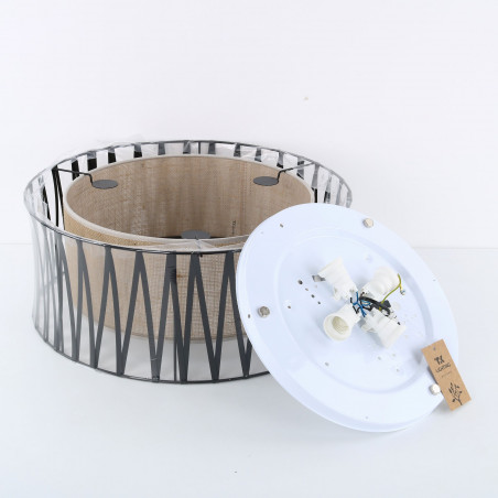 Plafon Harmony Nature TK Lighting | Brązowy/Czarny | Sklep Lamp