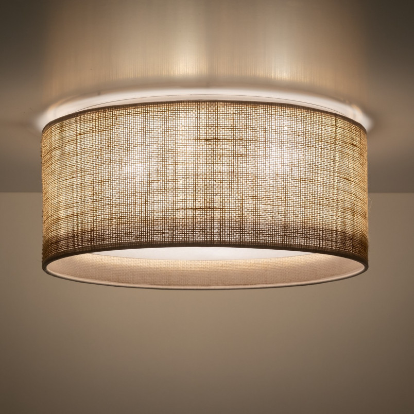 Plafon Boho Juta 45cm Brązowy TK Lighting - Stylowe Oświetlenie