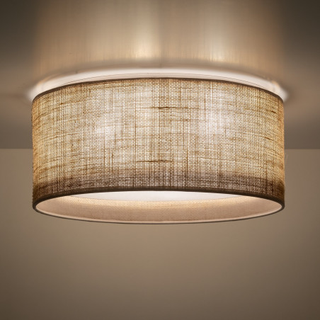 Plafon Boho Juta 45cm Brązowy TK Lighting - Stylowe Oświetlenie