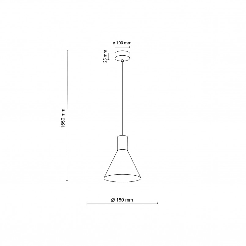 Lampa Wisząca Loft Jump Czarna | TK Lighting - Sklep z Lampami