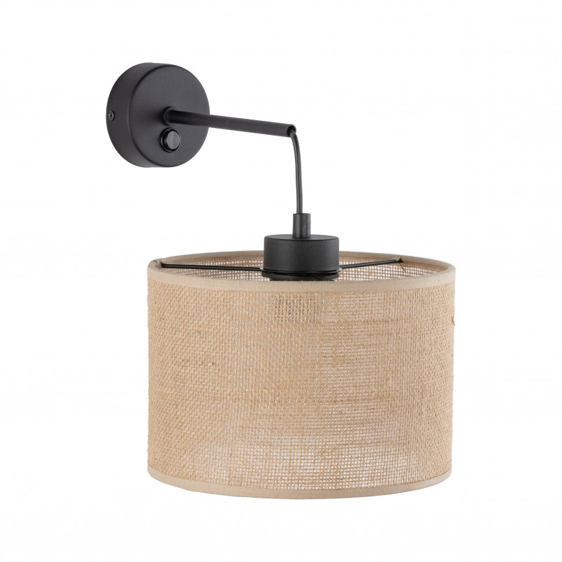 Kinkiet wiszący Juta brązowy TK Lighting | Rustykalny design