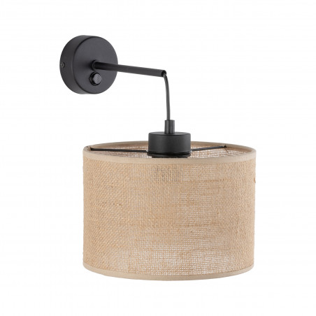 Kinkiet wiszący Juta brązowy TK Lighting | Rustykalny design