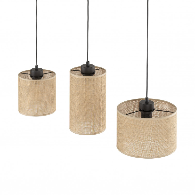 Lampa Boho Juta | 3 punkty, brązowa | TK Lighting