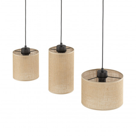 Lampa Boho Juta | 3 punkty, brązowa | TK Lighting