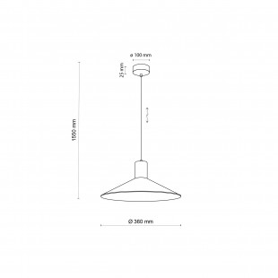 Lampa wisząca loft Jump czarna - TK Lighting | Nowoczesne oświetlenie