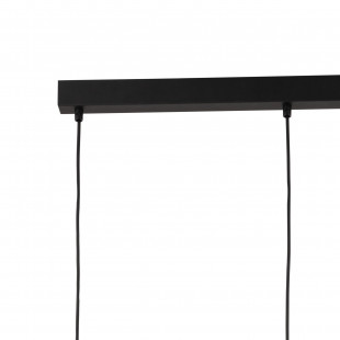 Lampa boho wisząca Juta | 3 punkty, brąz | TK Lighting