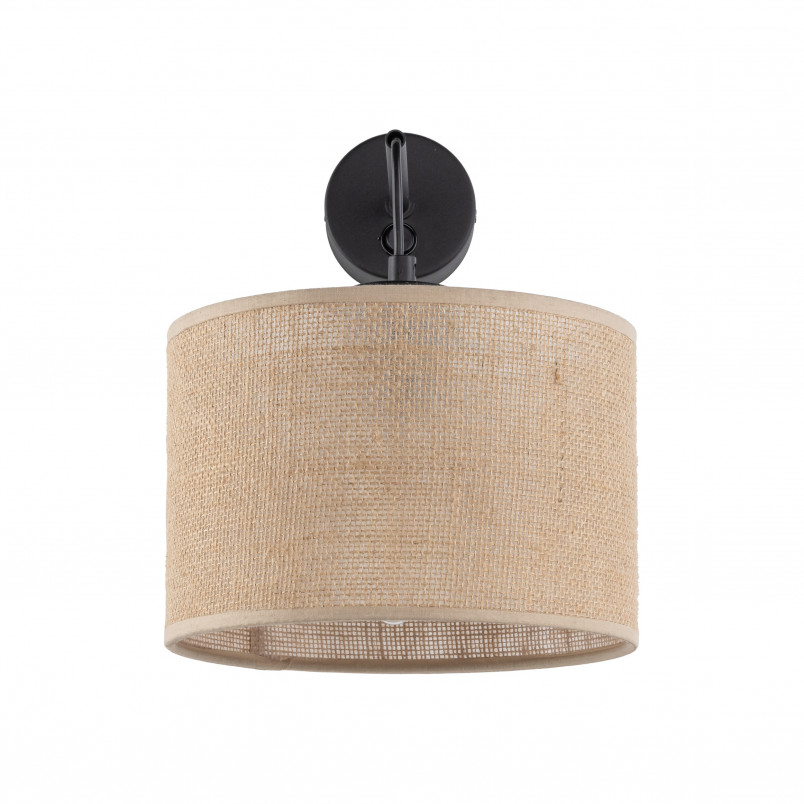 Kinkiet wiszący Juta brązowy TK Lighting | Rustykalny design