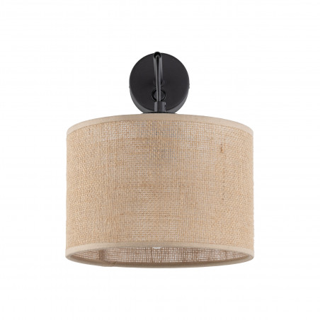 Kinkiet wiszący Juta brązowy TK Lighting | Rustykalny design