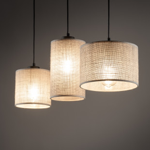 Lampa Boho Juta | 3 punkty, brązowa | TK Lighting