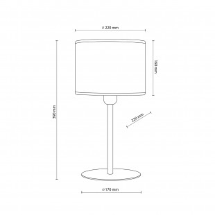 Lampa Juta | Rustykalna lampka nocna TK Lighting | Sklep