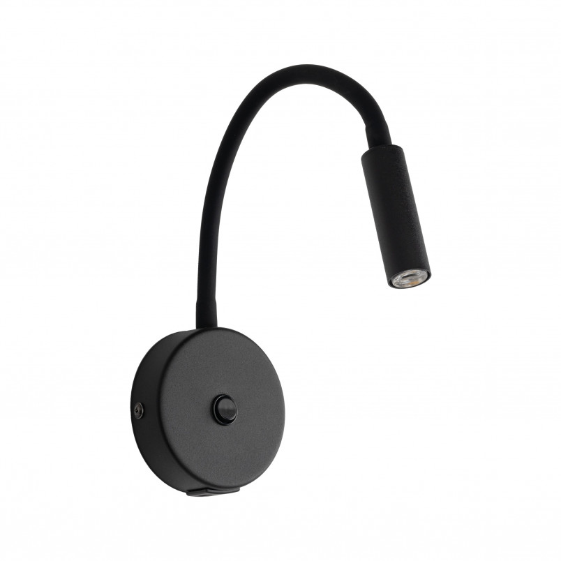 Kinkiet Lagos czarny z USB | TK Lighting - Nowoczesne oświetlenie