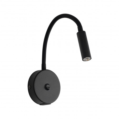 Kinkiet Lagos czarny z USB | TK Lighting - Nowoczesne oświetlenie