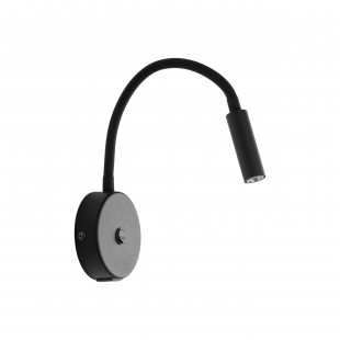 Kinkiet Lagos czarny z USB | TK Lighting - Nowoczesne oświetlenie