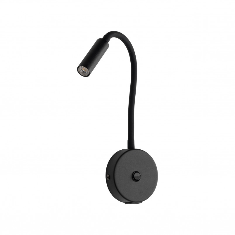Kinkiet Lagos czarny z USB | TK Lighting - Nowoczesne oświetlenie