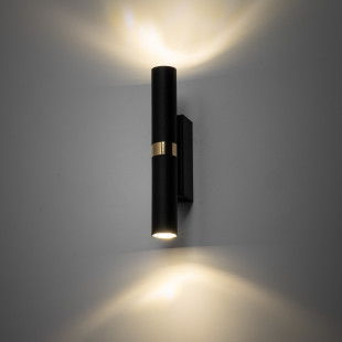 Kinkiet Lagos czarno-złoty TK Lighting | Nowoczesny design