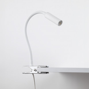 Lampa klips Lagos biała TK Lighting | Kinkiet do biurka