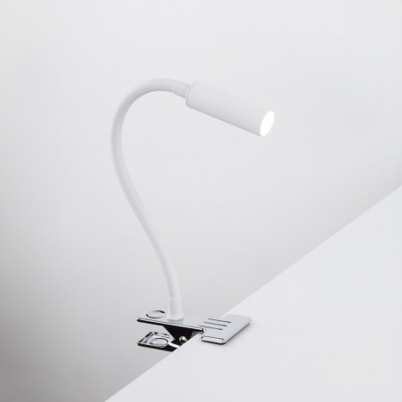 Lampa klips Lagos biała TK Lighting | Kinkiet do biurka