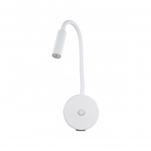 Kinkiet z włącznikiem i USB Lagos biały | TK Lighting