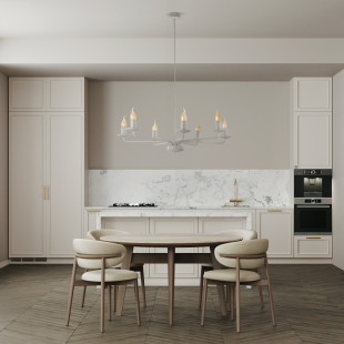 Żyrandol świecznikowy wiszący Limal VII 72cm beżowy TK Lighting