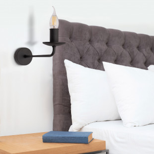 Kinkiet na wysięgniku Limal czarny | TK Lighting - Retro styl