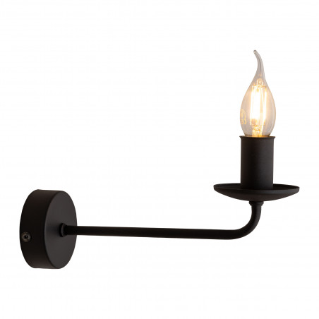 Kinkiet na wysięgniku Limal czarny | TK Lighting - Retro styl