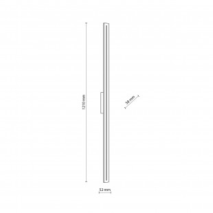 Kinkiet zewnętrzny Linea LED szary TK Lighting | IP65