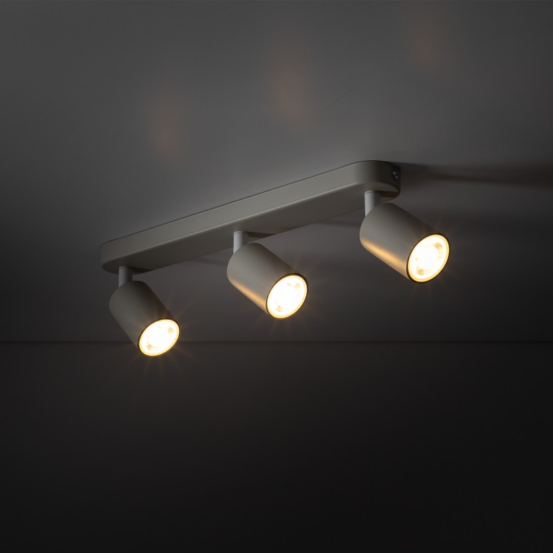 Reflektor sufitowy potrójny Livia - TK Lighting | Szary