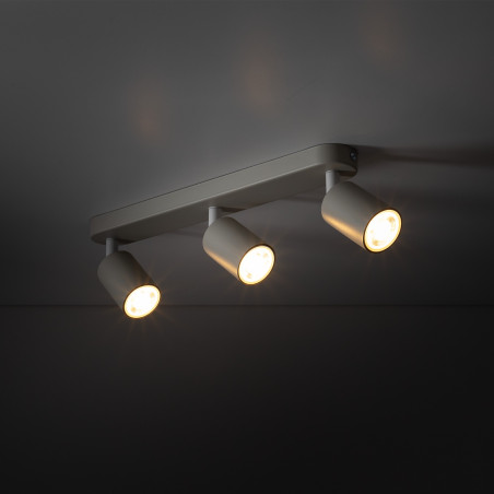 Reflektor sufitowy potrójny Livia - TK Lighting | Szary