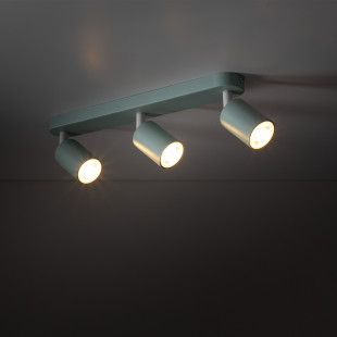 Reflektor sufitowy potrójny Livia - TK Lighting | Zielony