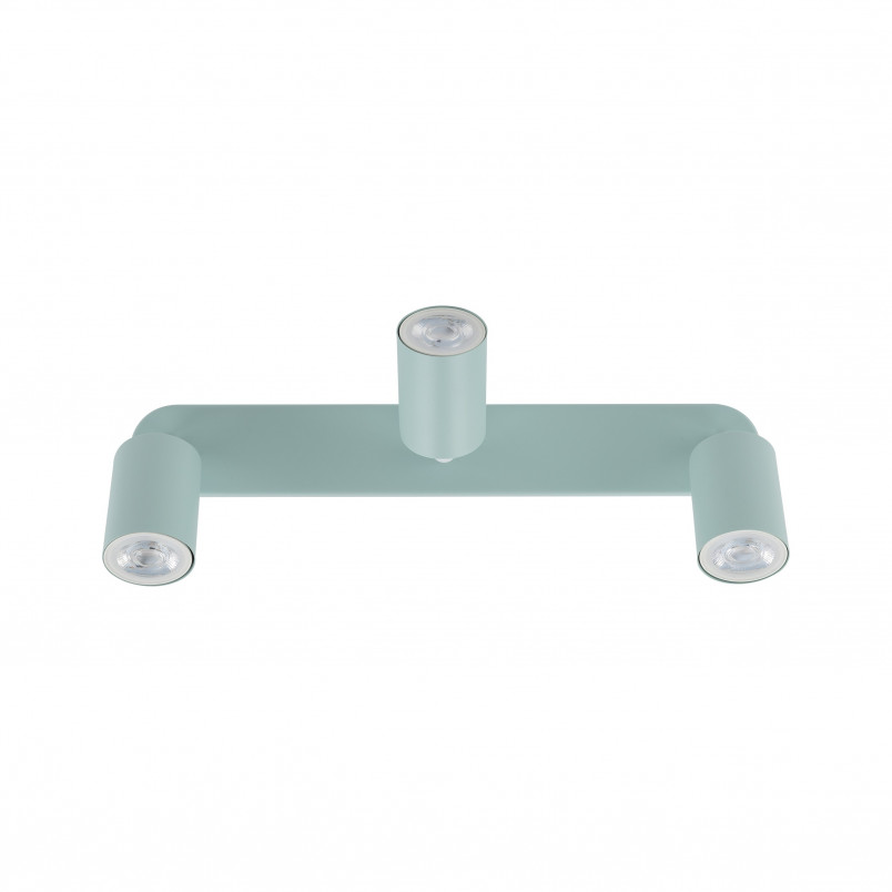 Reflektor sufitowy potrójny Livia - TK Lighting | Zielony