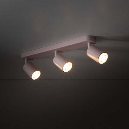 Reflektor sufitowy potrójny Livia - Różowy | TK Lighting