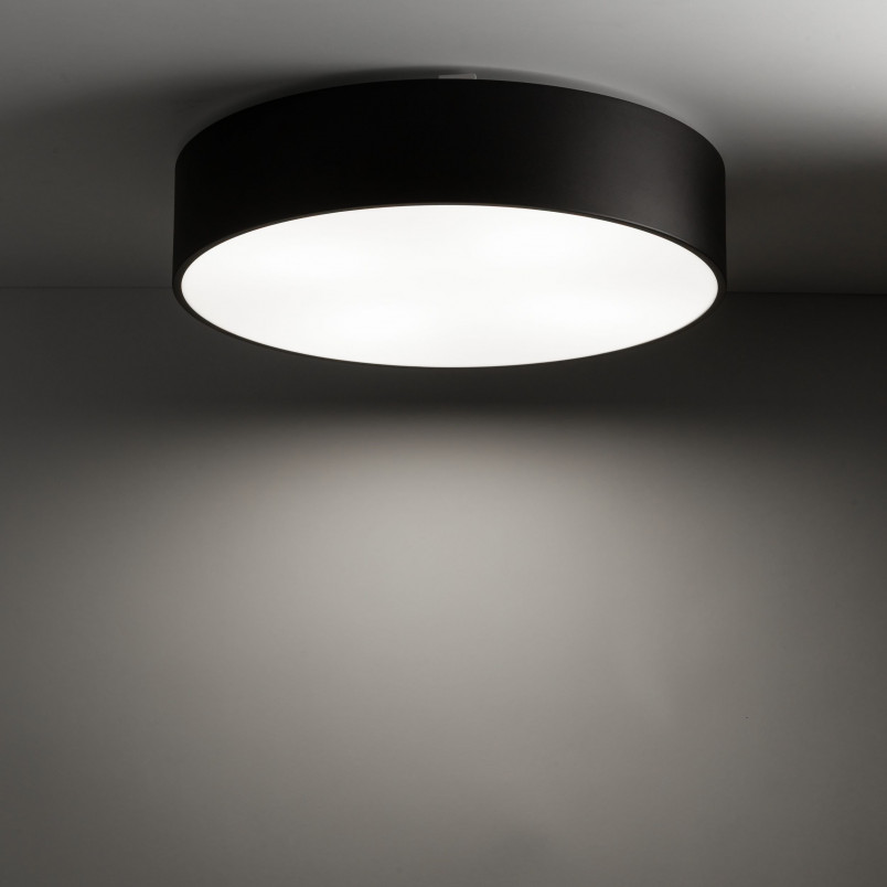 Plafon do łazienki Livo 50cm czarny TK Lighting | IP54