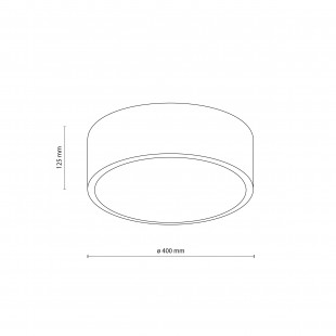 Plafon łazienkowy Livo 40cm biały TK Lighting | IP54