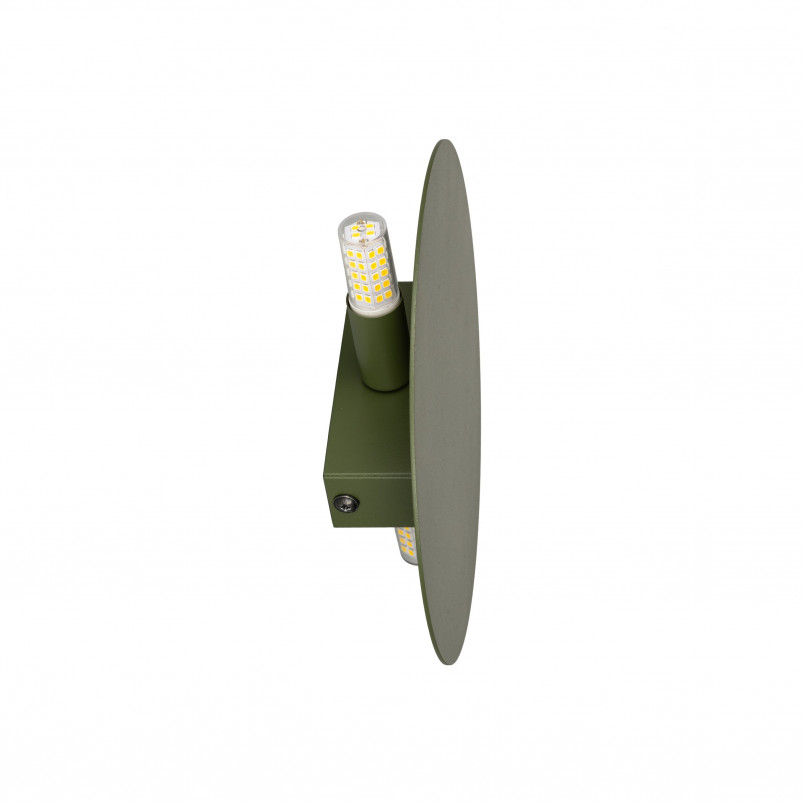 Kinkiet Luna zielony TK Lighting | Okrągły, LED
