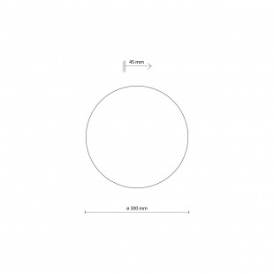 Kinkiet Luna Sabia beżowy TK Lighting | Okrągły, Metalowy