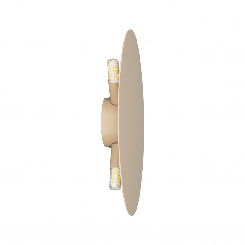 Kinkiet Luna Sabia beżowy TK Lighting | Okrągły, Metalowy