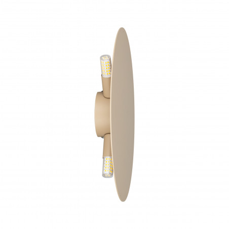 Kinkiet Luna Sabia beżowy TK Lighting | Okrągły, Metalowy