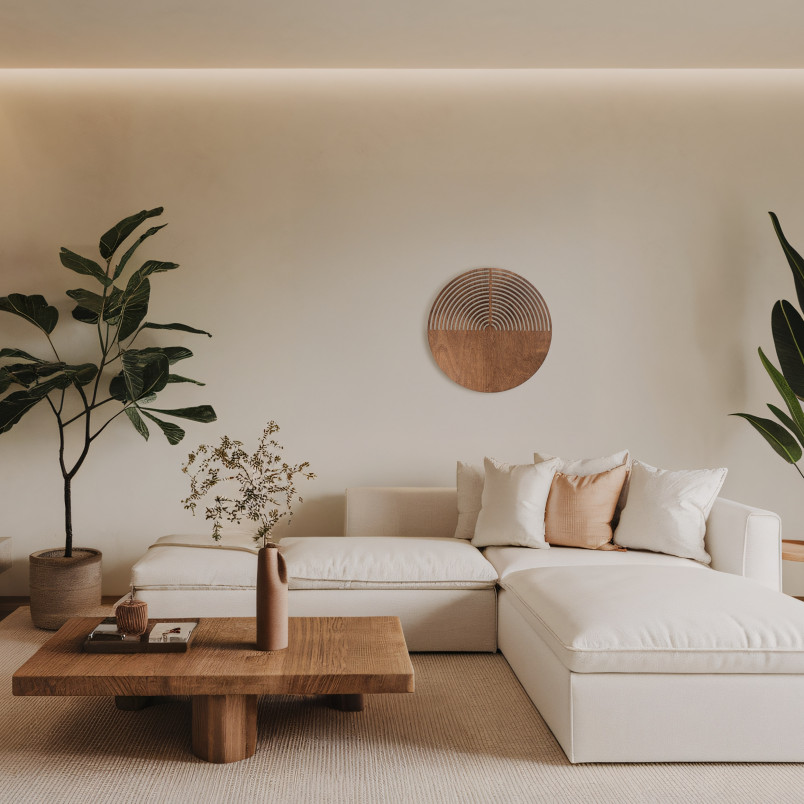 Kinkiet drewniany Lunar | TK Lighting - Retro Design