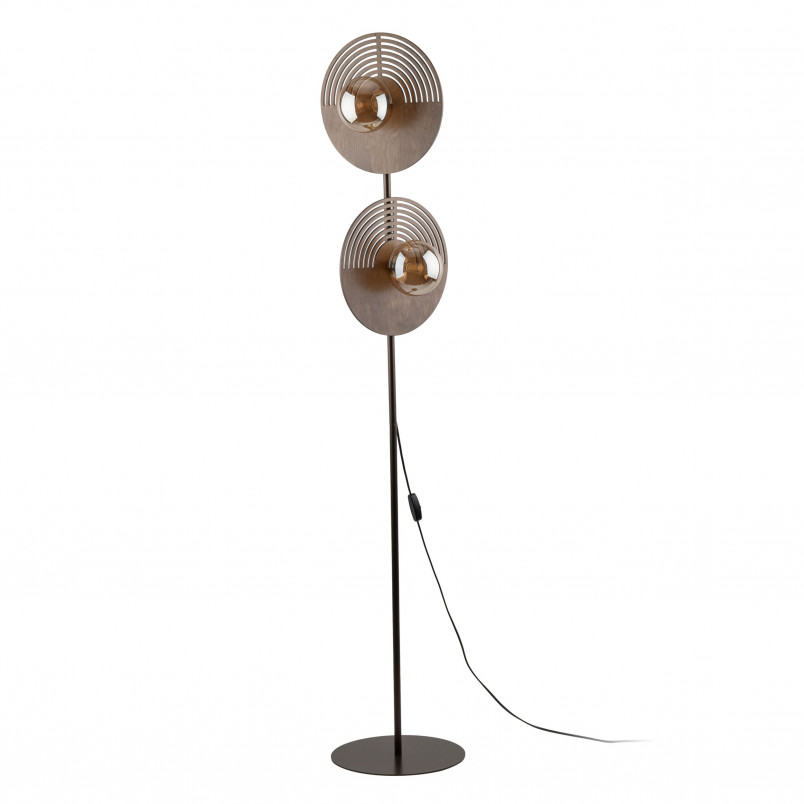 Lampa podłogowa drewniana Lunar | TK Lighting - Elegancki Design