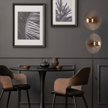 Lampa podłogowa drewniana Lunar | TK Lighting - Elegancki Design