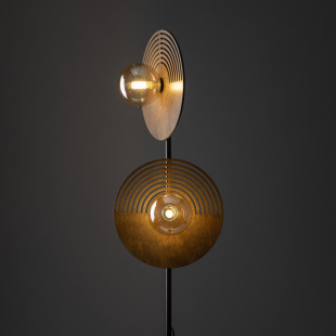 Lampa podłogowa drewniana Lunar | TK Lighting - Elegancki Design