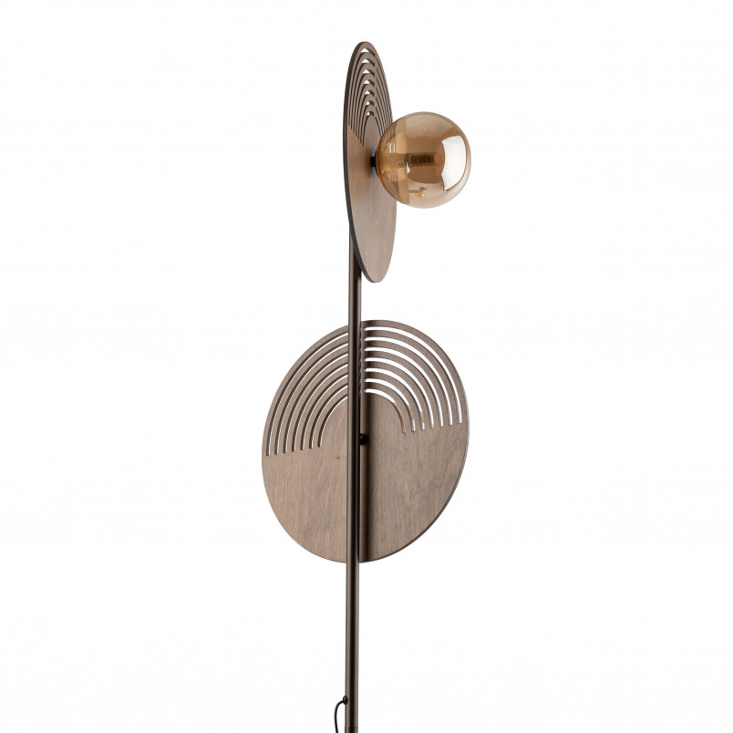 Lampa podłogowa drewniana Lunar | TK Lighting - Elegancki Design
