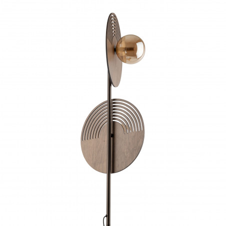 Lampa podłogowa drewniana Lunar | TK Lighting - Elegancki Design