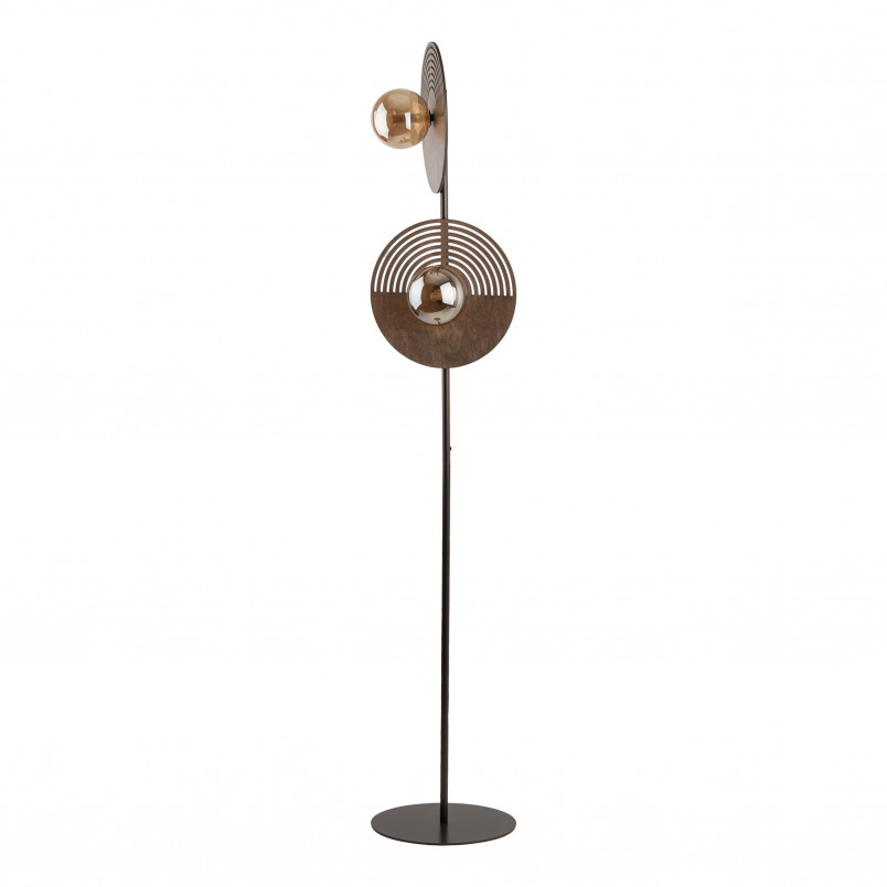 Lampa podłogowa drewniana Lunar | TK Lighting - Elegancki Design