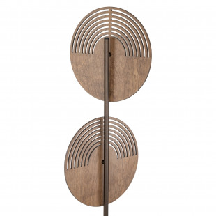 Lampa podłogowa drewniana Lunar | TK Lighting - Elegancki Design