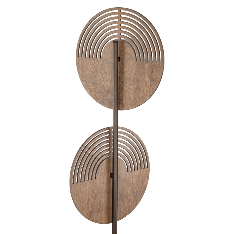 Lampa podłogowa drewniana Lunar | TK Lighting - Elegancki Design