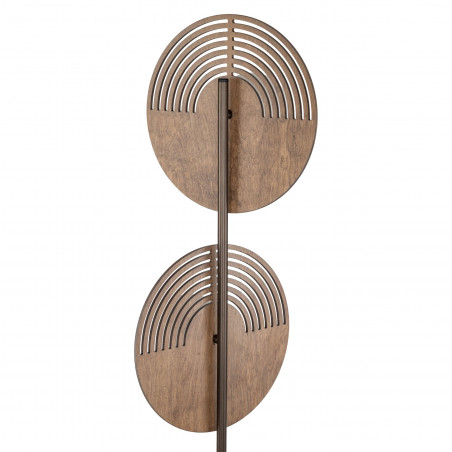 Lampa podłogowa drewniana Lunar | TK Lighting - Elegancki Design