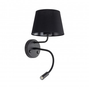 Kinkiet z lampką do czytania Maja czarny TK Lighting
