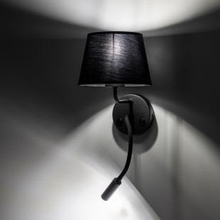 Kinkiet Maja czarny TK Lighting | Lampka do czytania